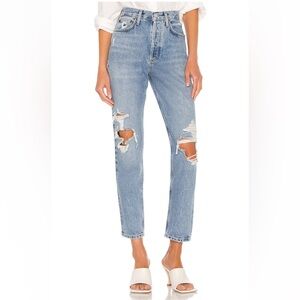 Agolde Fen High rise Relaxed Taper in Wander Size 24